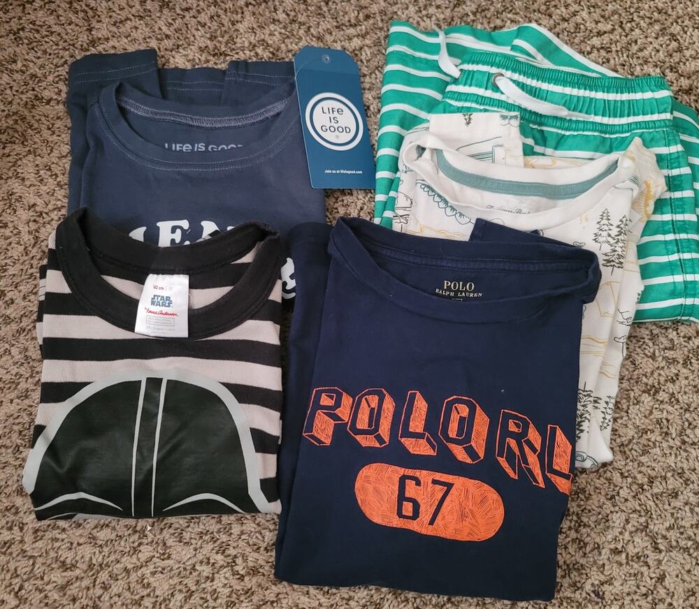 Ralph Lauren, Hanna Handersson, Tommy B- Boys Medium Bundle- 5 pieces